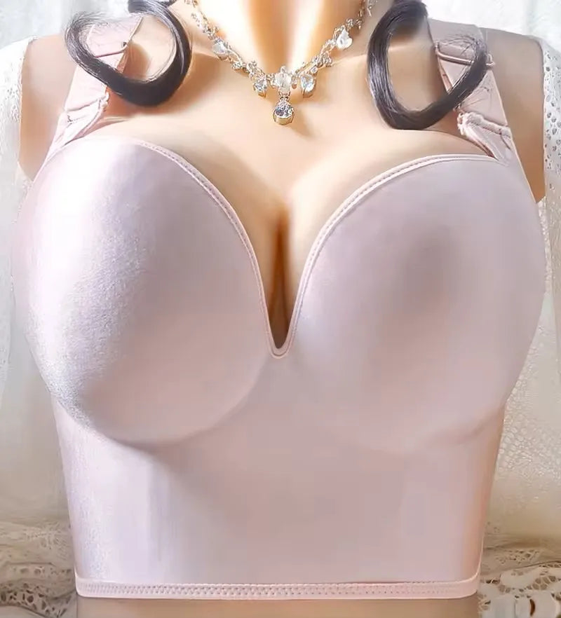 Wireless Push Up Bras for Women Adjustable Plus Size Lingerie