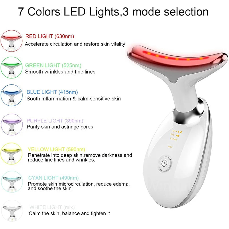 7 Colors Anti Wrinkle Facial Massager