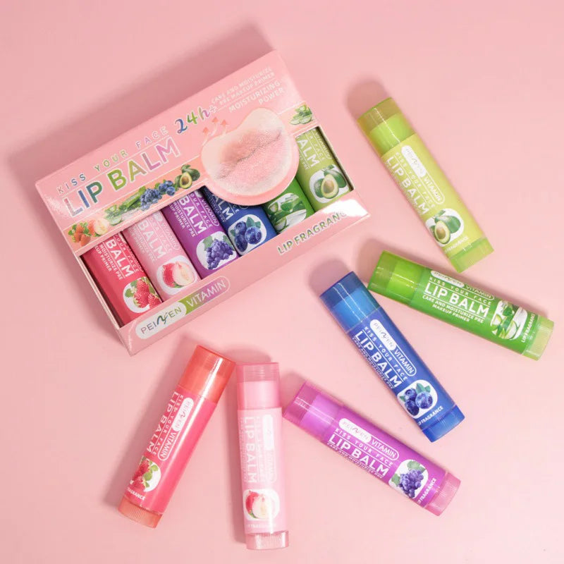 Pennyfun Fruit-Flavored Lip Balm Set