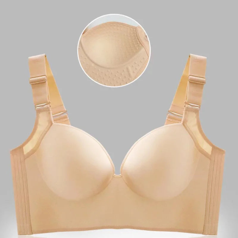 Wireless Push Up Bras for Women Adjustable Plus Size Lingerie