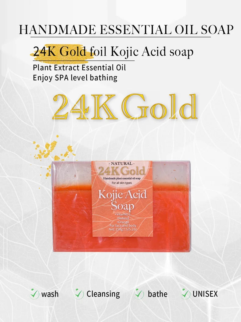 Kojic Acid Essential Oil Moisturizing Cleansing Soap