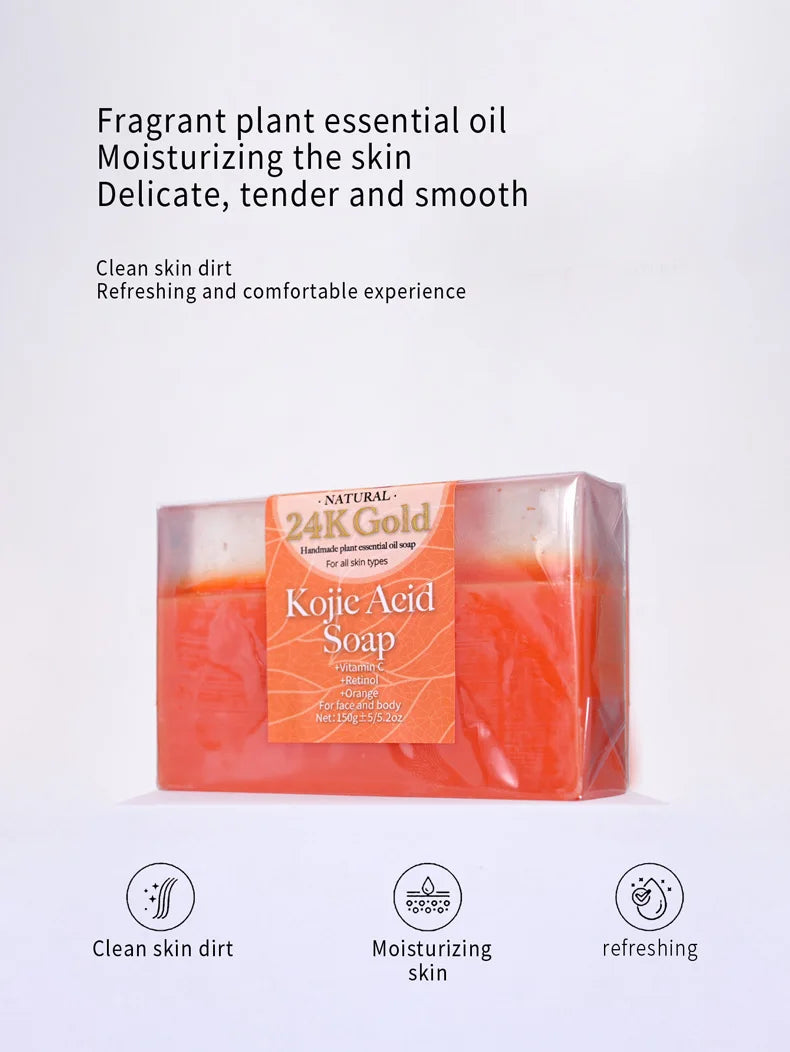 Kojic Acid Essential Oil Moisturizing Cleansing Soap