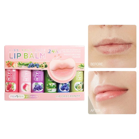 Pennyfun Fruit-Flavored Lip Balm Set